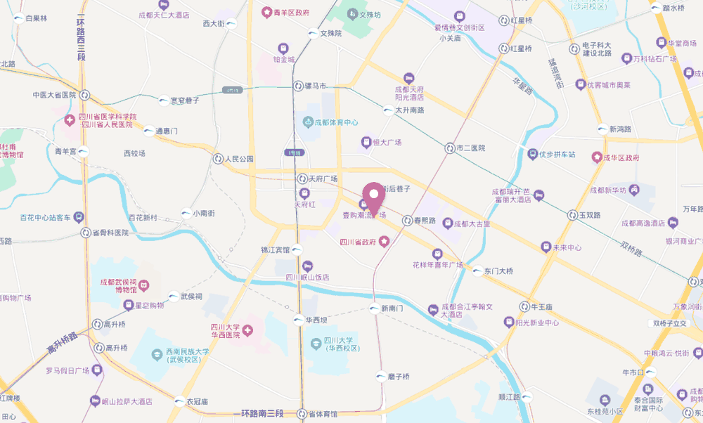 友谊广场位置地图